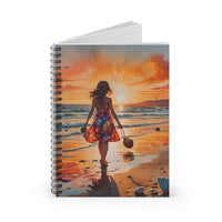 Sunset Beach Walk Notebook Journal