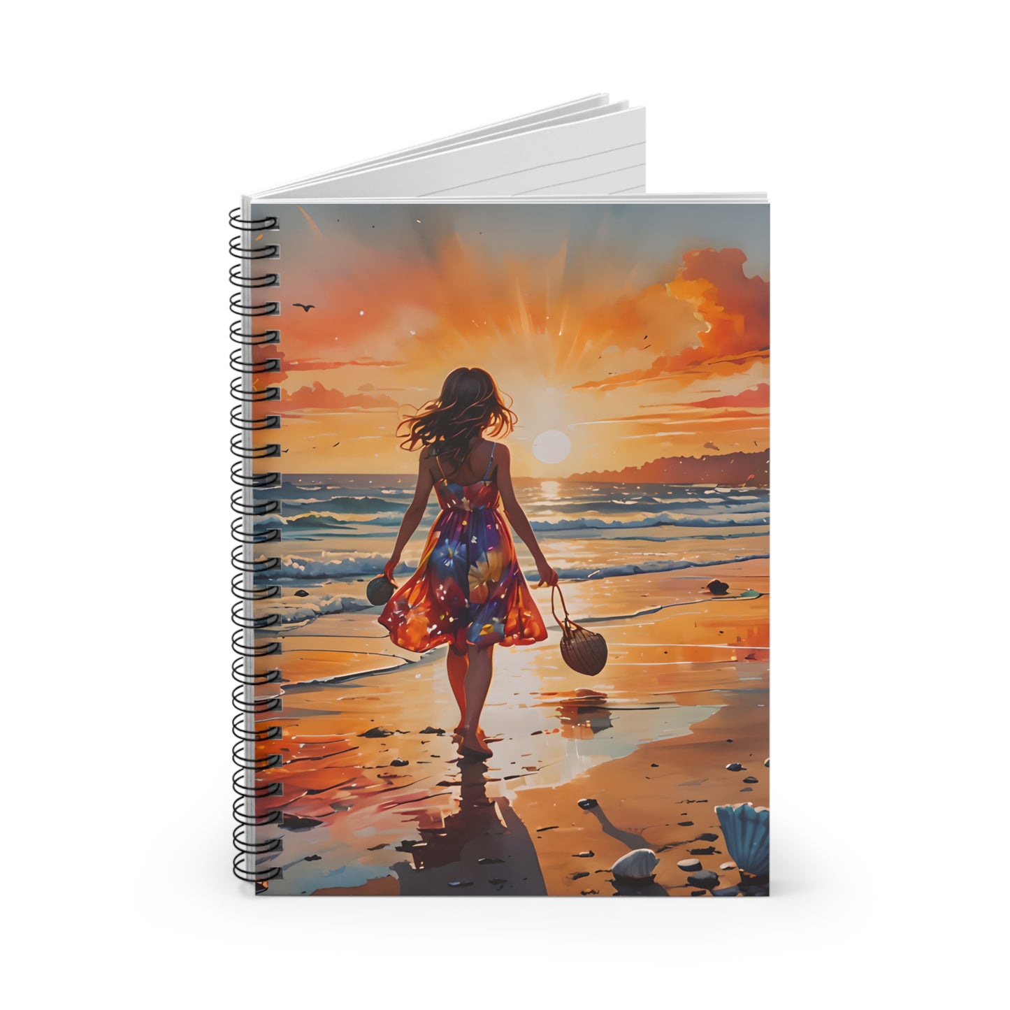 Sunset Beach Walk Notebook Journal