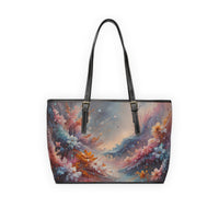 Floral Dreamscape PU Shoulder Bag