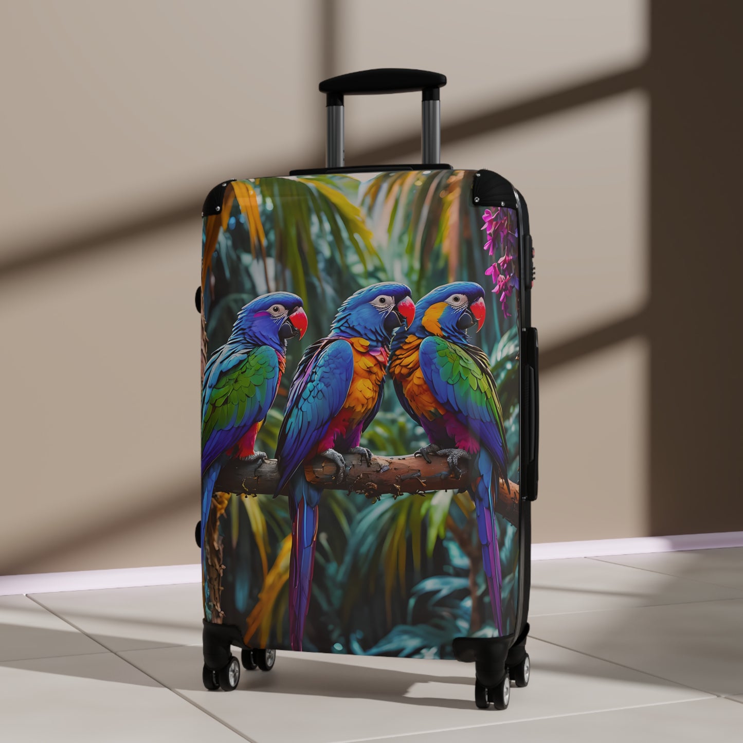 Blue Parrot Cabin Suitcase