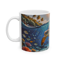 Sea Turtle Ocean Ceramic Mug
