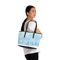 Winter Forest PU Leather Shoulder Bag