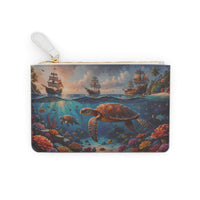 SeaTurtle Dive Mini Clutch Bag