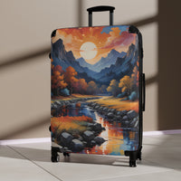 Scenic Mountain Adventure Travel Suitcase
