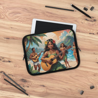 Tropical Hawaiian Beach Fun Laptop Sleeve