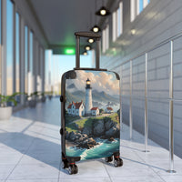 Seaside Lighthouse Cabin Suitcase