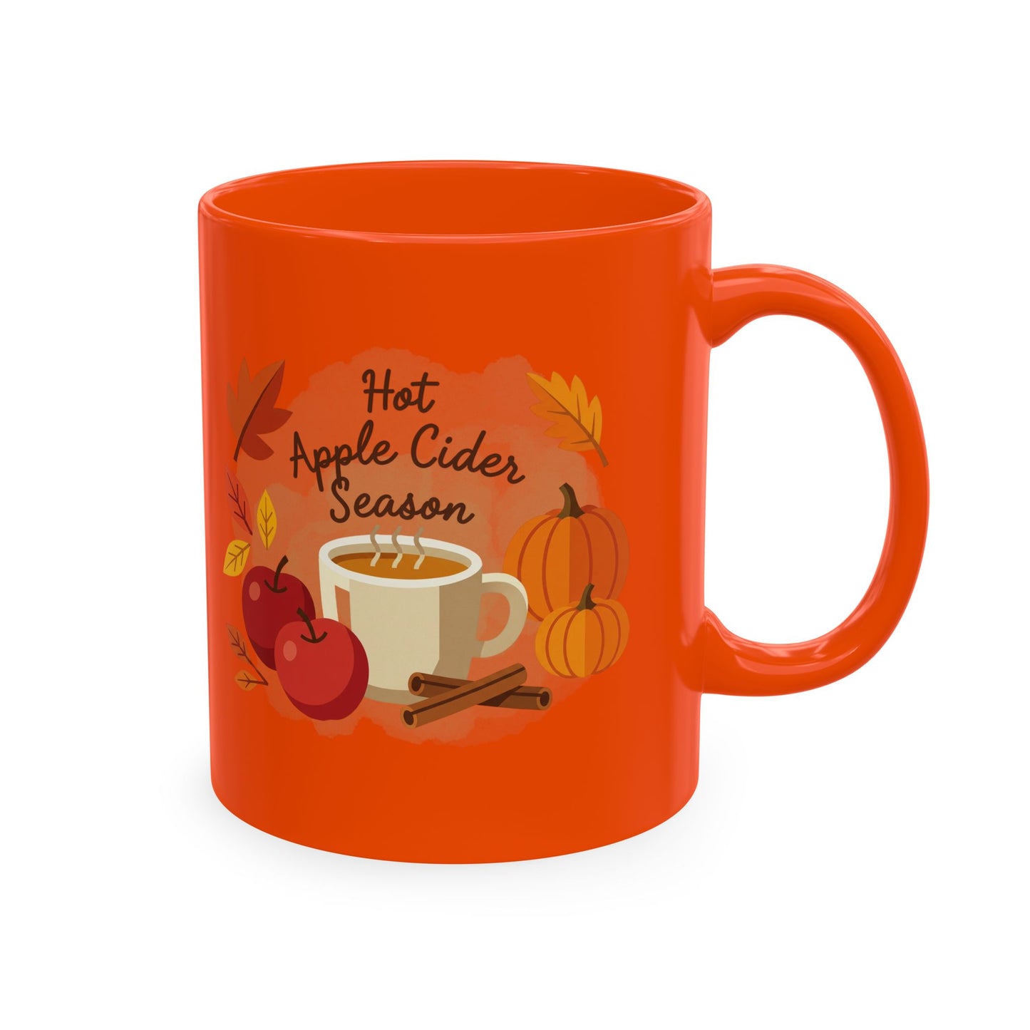 Hot Apple Cider Season Ceramic Mug