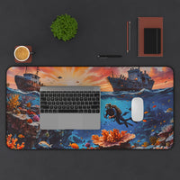 Diver & Shipwreck Desk Mat