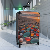 Colorful Sea Glass Cabin Suitcase