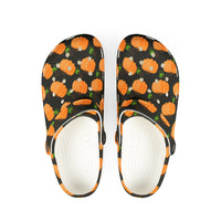 Halloween Pumpkin Pattern Clogs