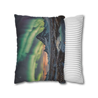 Aurora Mountain Decorative Pillowcase