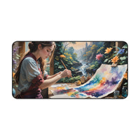 Artist Painting Desk Mat