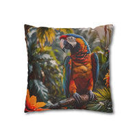 Tropical Macaw Decorative Pillowcase