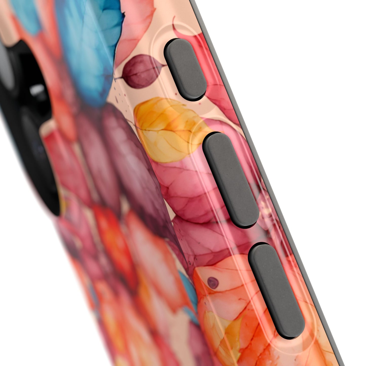 Watercolor Autumn Leaves Magnetic Phone Case