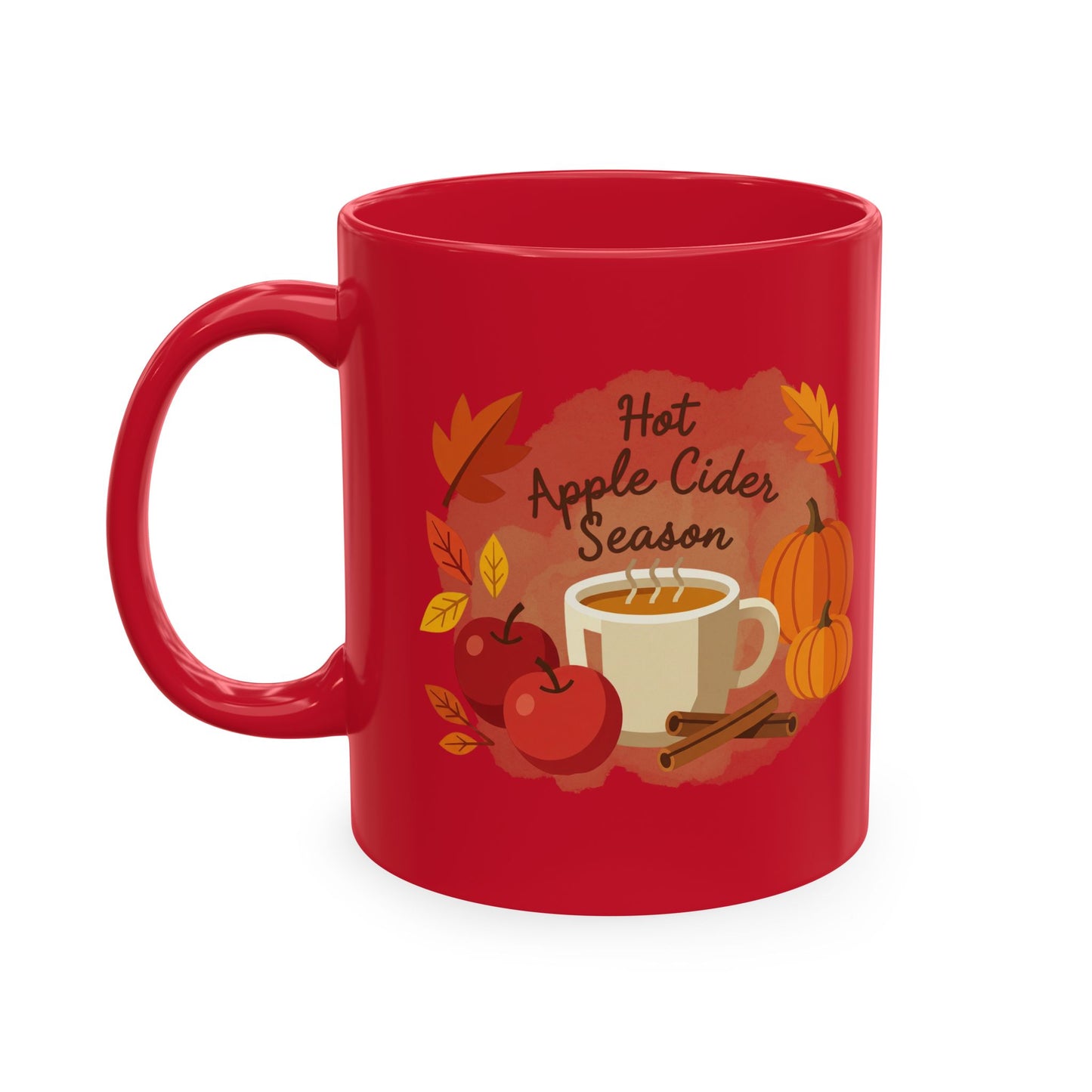 Hot Apple Cider Season Ceramic Mug