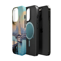 Sailing into the Marina Magnetic Tough Phone Cover