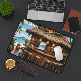 Tropical Island Beach Bar Desk Mat
