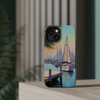 Sailing into the Marina Magnetic Tough Phone Cover