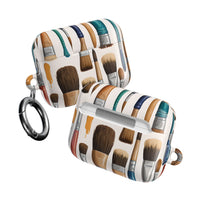 Artistic Paintbrush Pattern AirPods Case