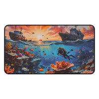 Diver & Shipwreck Desk Mat