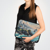 Coastal Farm Lighthouse Laptop Sleeve