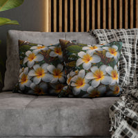 Plumeria Floral Decorative Pillowcase