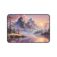 Sunset Mountain Lake Desk Mat