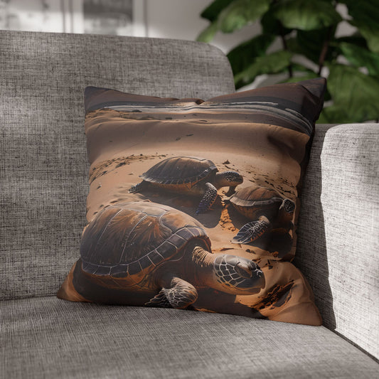 Sea Turtle on the Beach Pillowcase