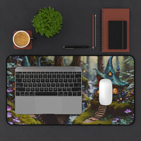 Enchanted Forest Village Desk Mat