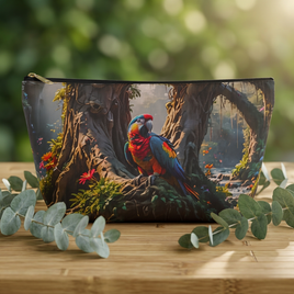 Parrot Forest Accessory Pouch