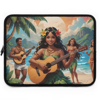 Tropical Hawaiian Beach Fun Laptop Sleeve