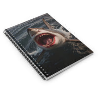 Great White Shark Adventure Spiral Notebook