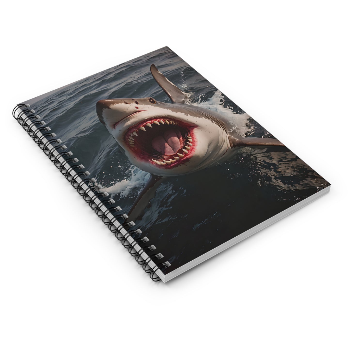 Great White Shark Adventure Spiral Notebook
