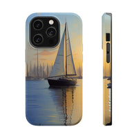 Watercolor Sailboat Magnetic Tough Phone Case