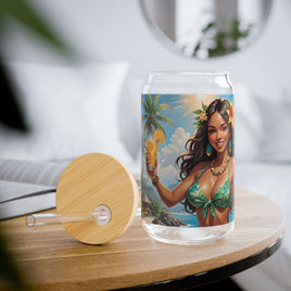 Beachside Fun Sipper Glass