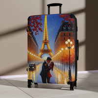 A Kiss in Paris Travel Suitcase