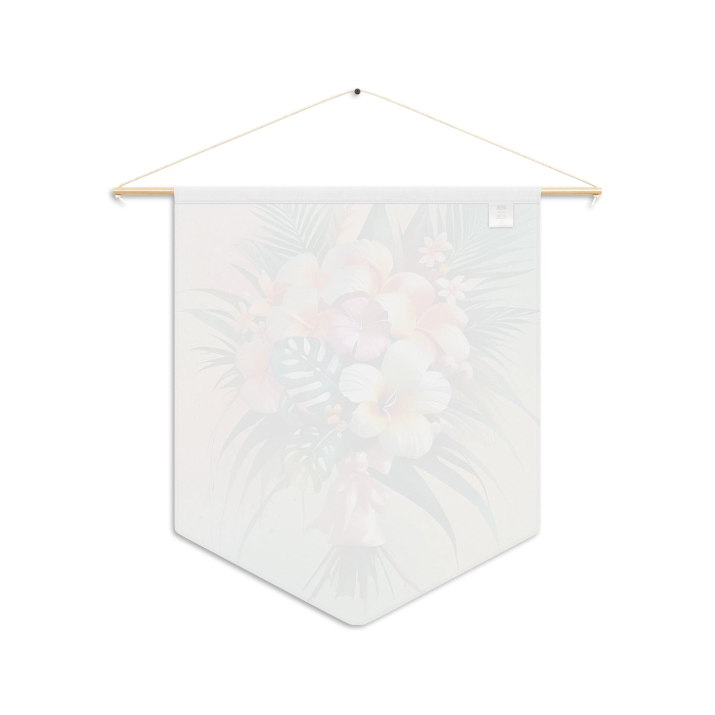 Tropical Plumeria Bouquet Pennant