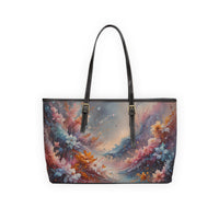 Floral Dreamscape PU Shoulder Bag