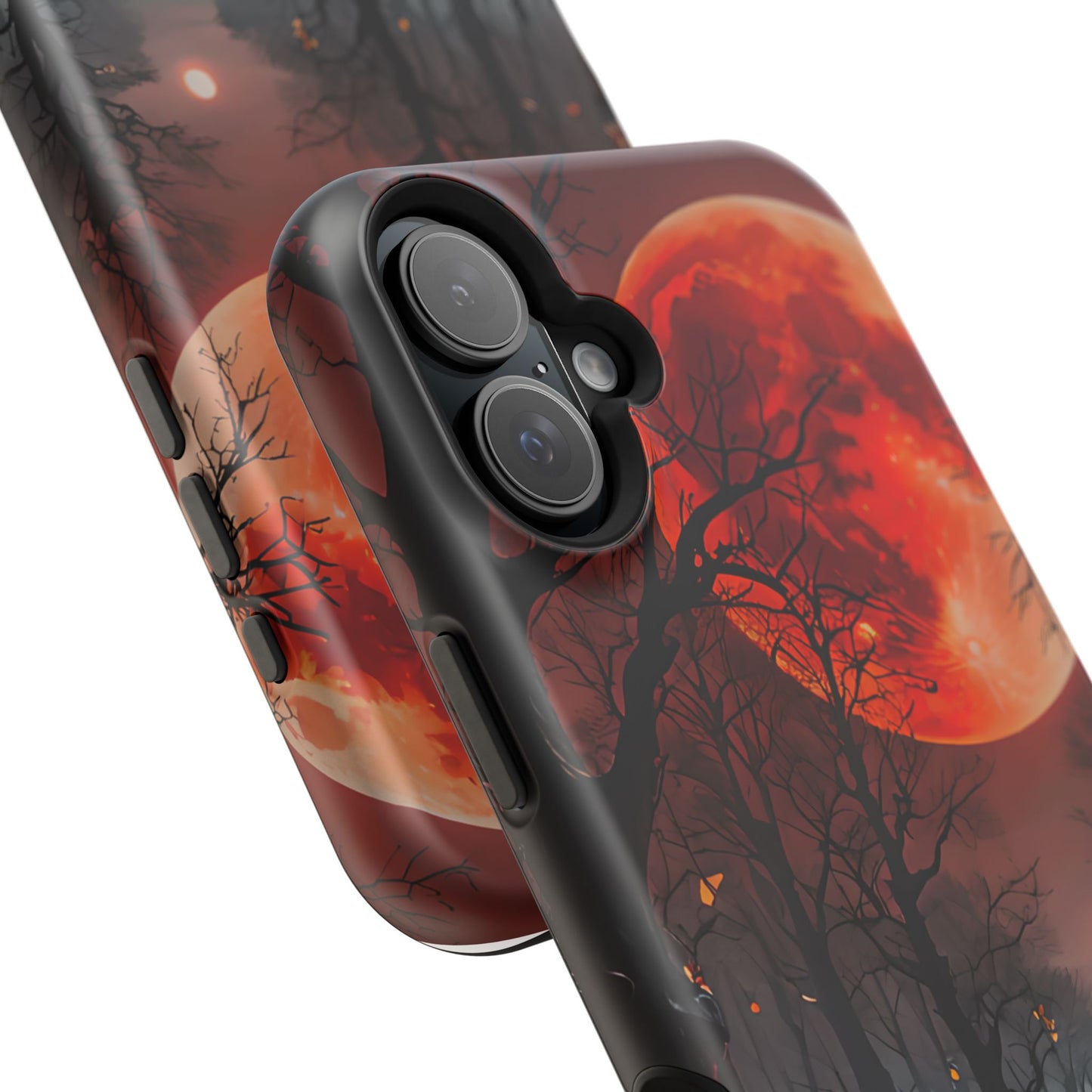 Red Moon Forest Magnetic Phone Case