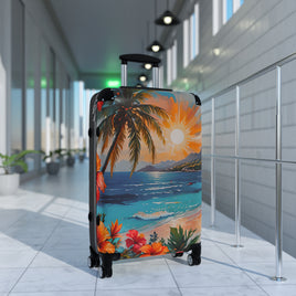 Tropical Sunset Cabin Suitcase