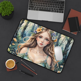 Ethereal Fantasy Forest Fairy Desk Mat