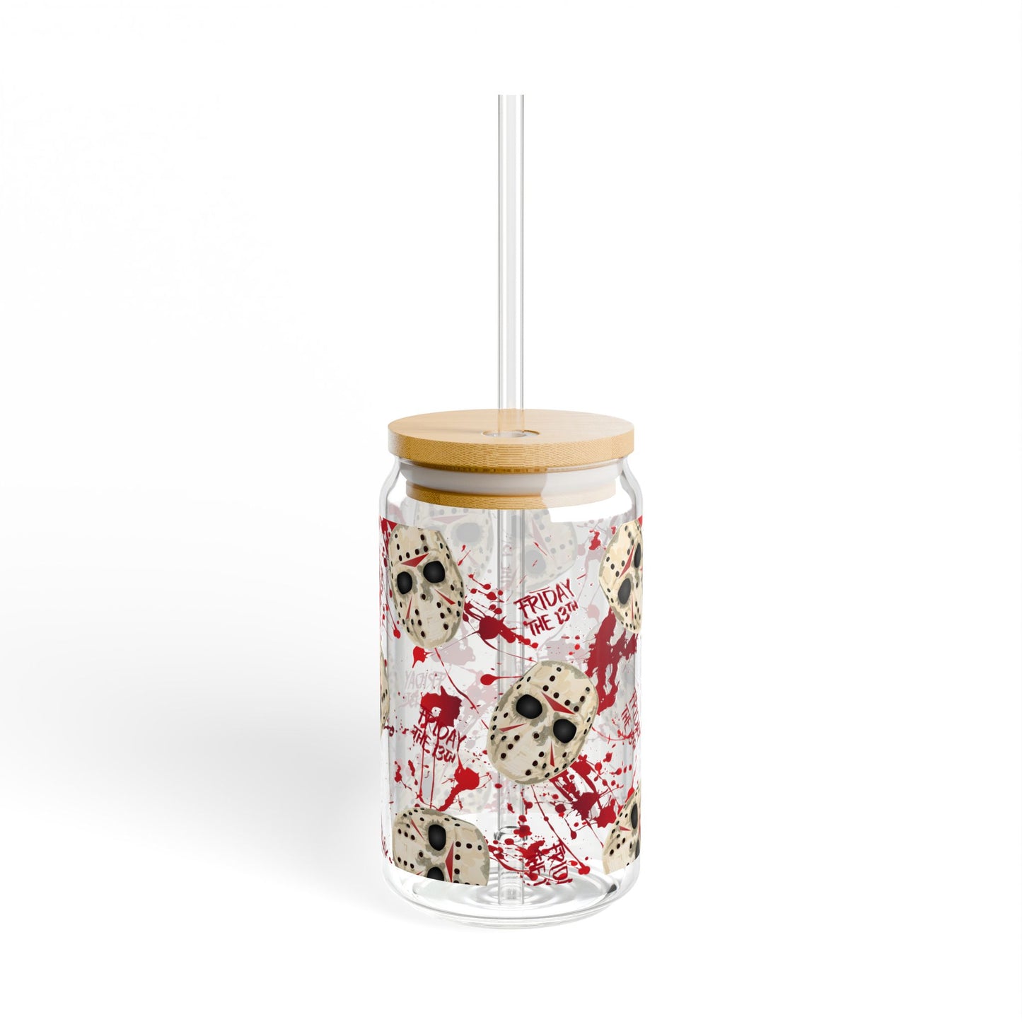Horror Jason Blood-Splatter Sipper Glass