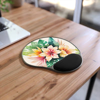 Tropical Paradise Flower Bouquet Mouse Pad