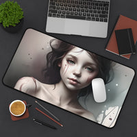 Ethereal Girl Art Desk Mat