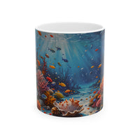 Underwater Coral Reef Ceramic Mug