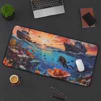 Diver & Shipwreck Desk Mat