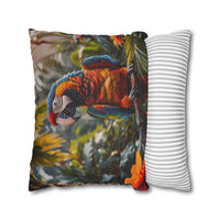 Tropical Macaw Decorative Pillowcase