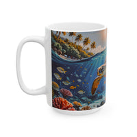 Sea Turtle Ocean Ceramic Mug