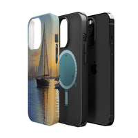 Watercolor Sailboat Magnetic Tough Phone Case