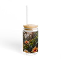 Wild Hibiscus Sipper Glass